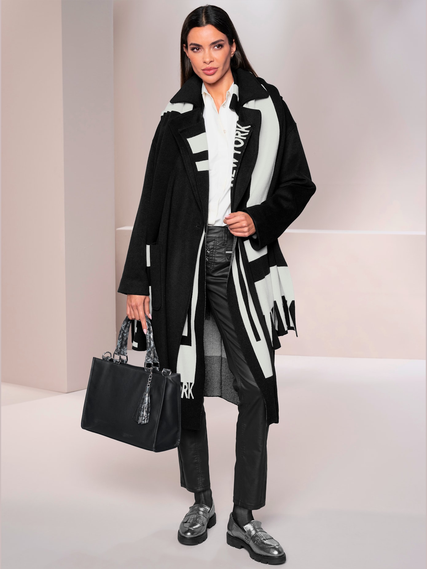 Manteau en laine 50% laine