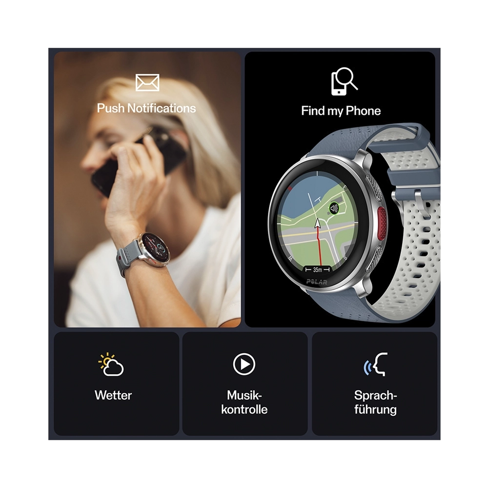Polar Vantage V3 Smartwatch Sky Blue 47mm