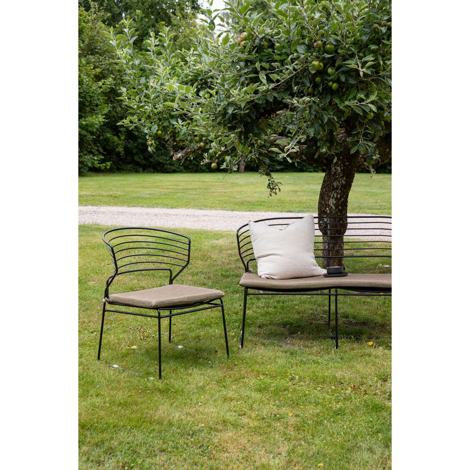 Venture Home Milano Bankstel - Zwart