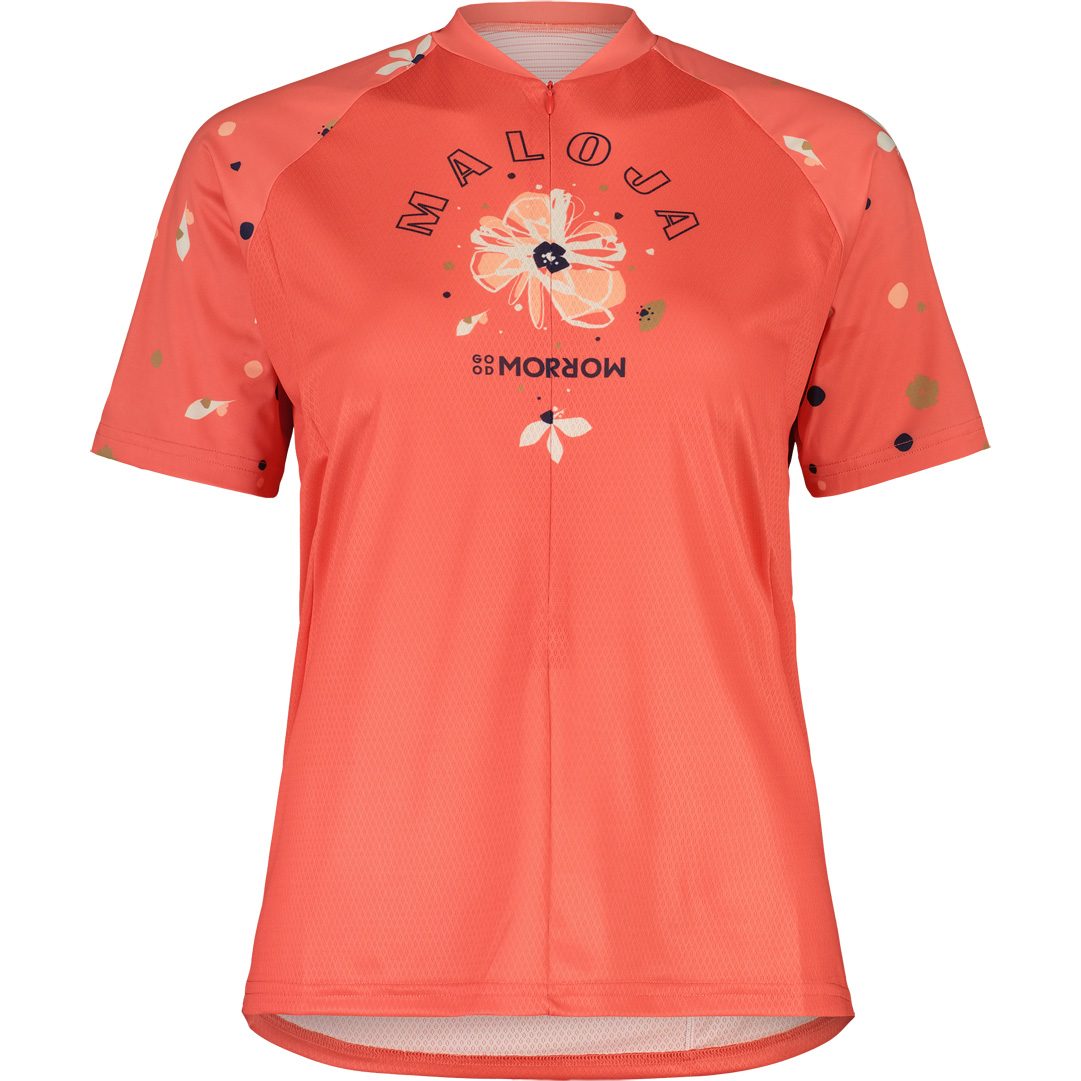 Maloja TennoM. Allmountain Radtrikot Damen cranberry