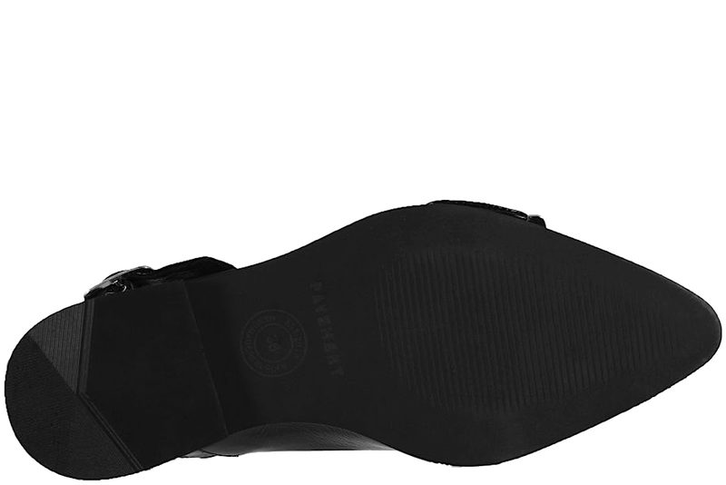 PAVEMENT SASO SLINGBACK LOAFERS I SORT LAKSKIND