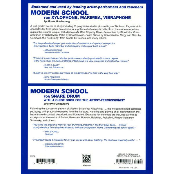 Alfred Music Publishing Modern School For Xylophone
