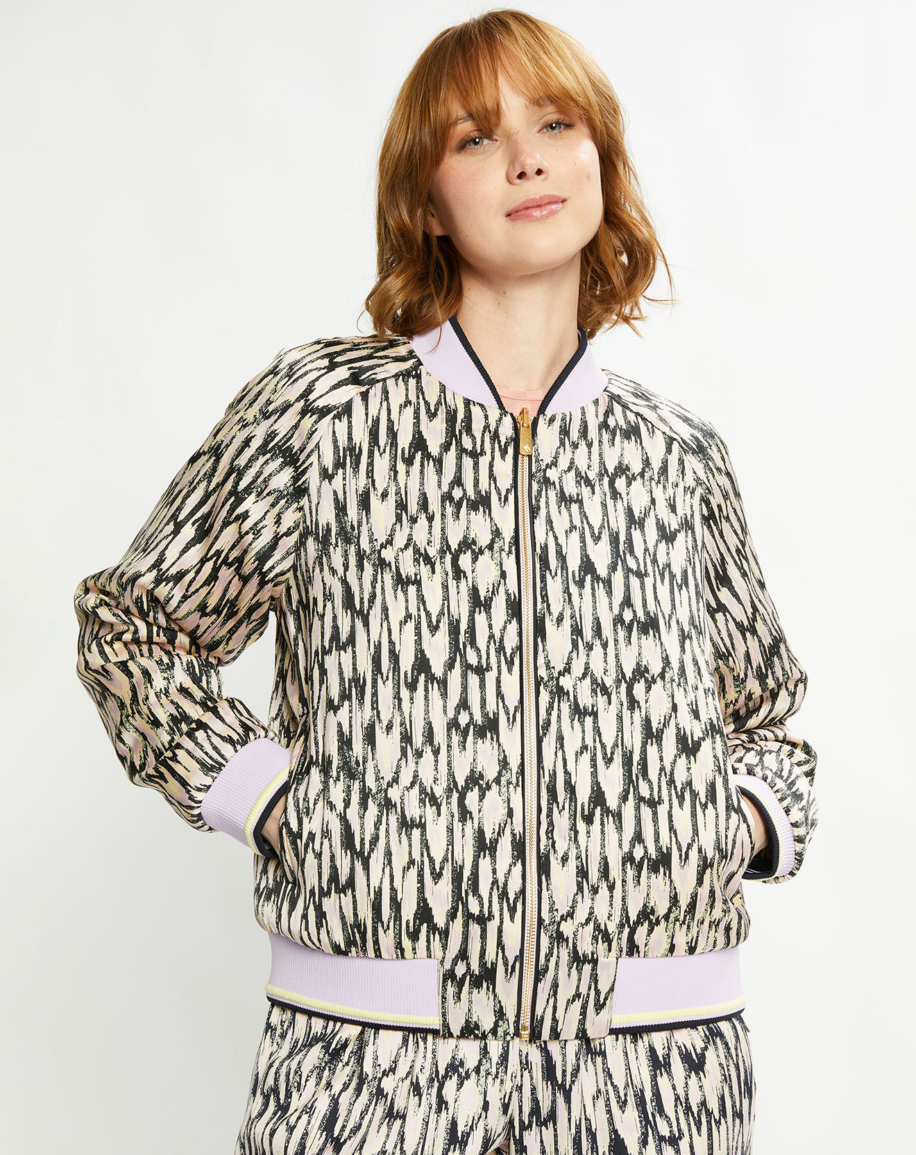 Scotch & Soda Blouson Bomber Réversible multicolore