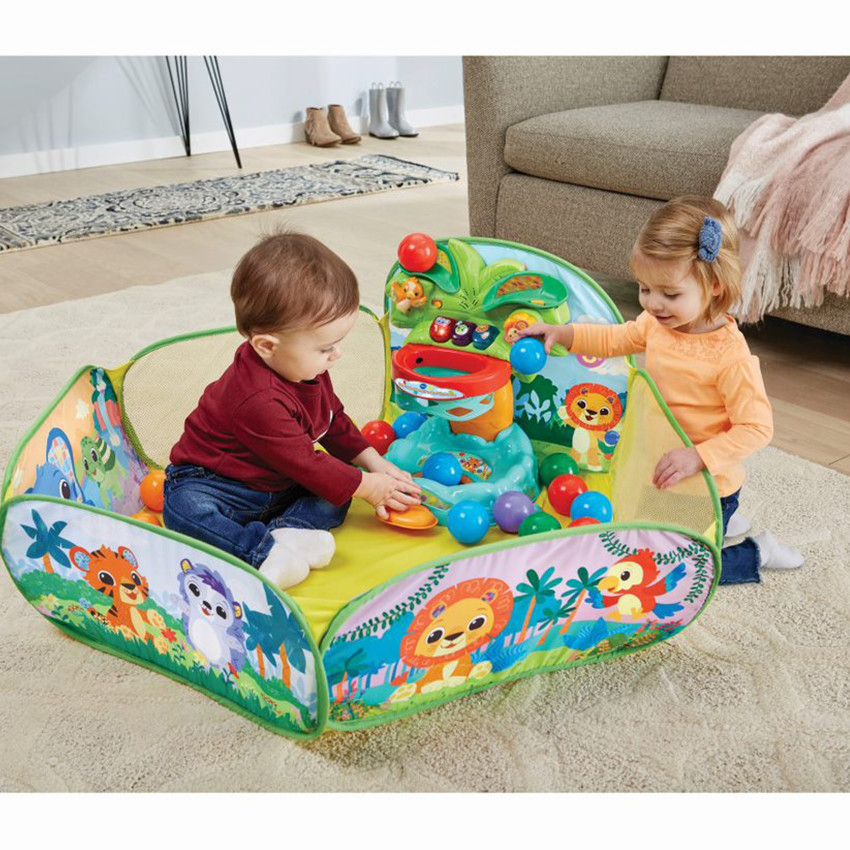 Tapis d'éveil - Piscine à Balles intéractive des P'tits Loulous - Ecru