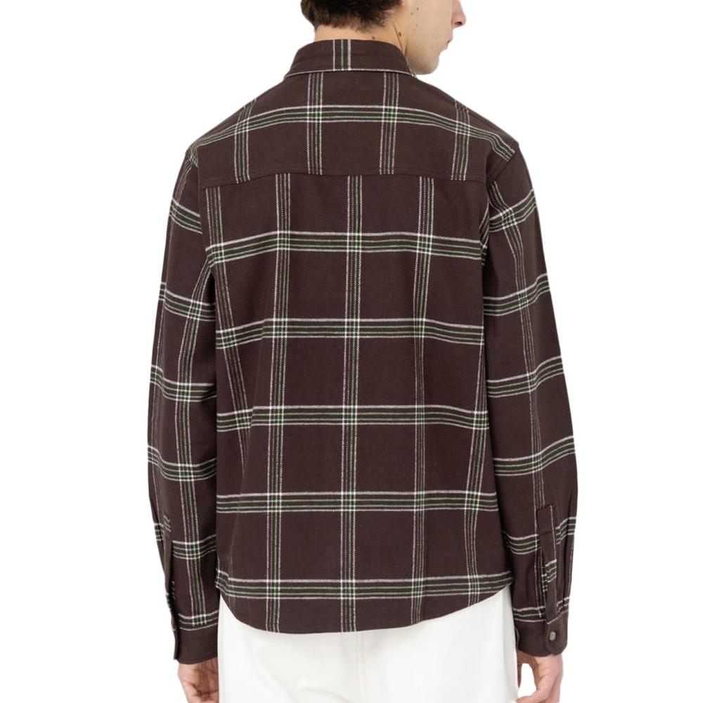 Dickies Chemise Marron/Vert Homme Dickies Warrenton