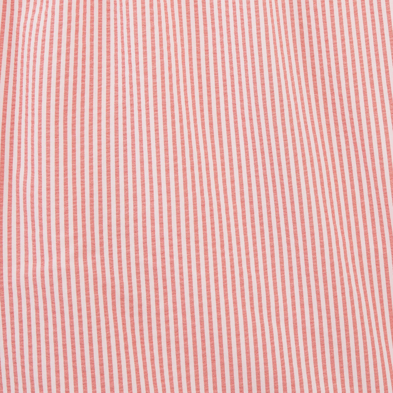 Maillot de bain rayure seersucker Rouge