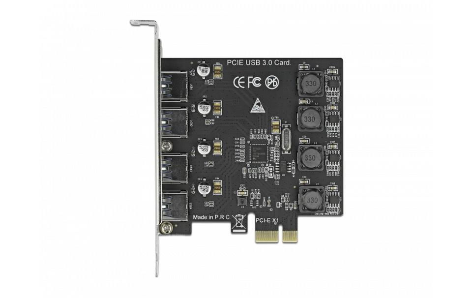 PCI-Express-Karte 90509 USB 3.0 - 4x USB-APCIe-Schnittstellenkarte mit vier USB-A-Ports