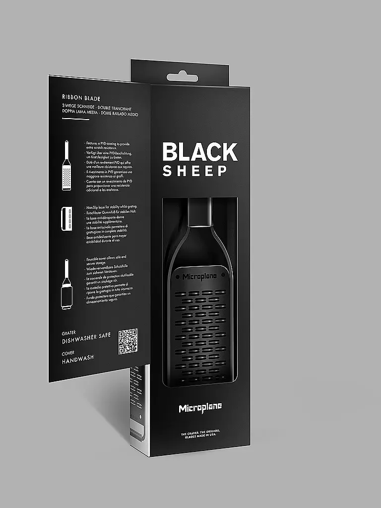 MICROPLANE 2 Wege Schneider BLACK SHEEP schwarz schwarz