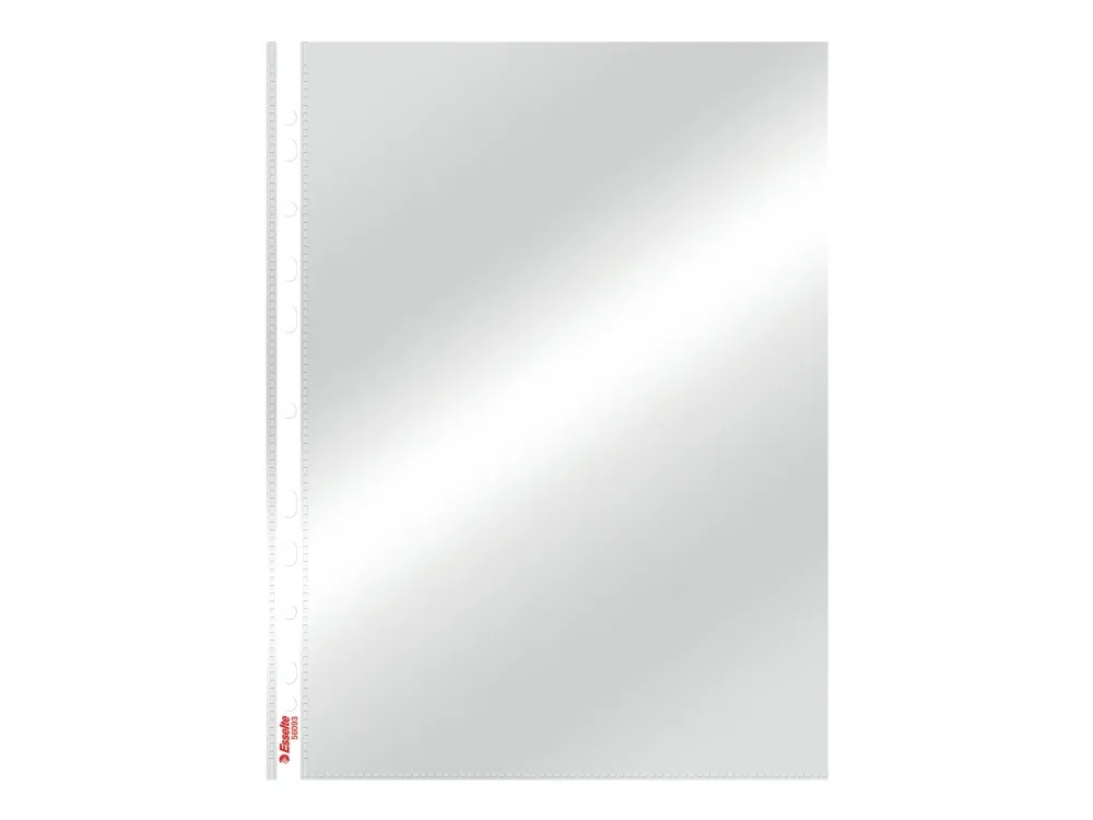 Plastlommer A4 Esselte 0,105 mm glasklar - (100 stk.)