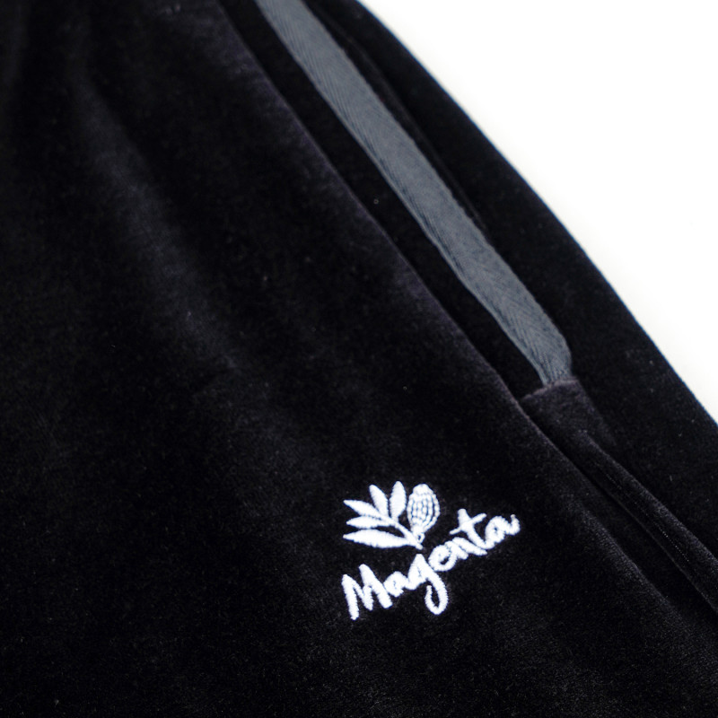 PANTALON DE SURVÊTEMENT EN VELOURS DIMANCHE - NOIR
