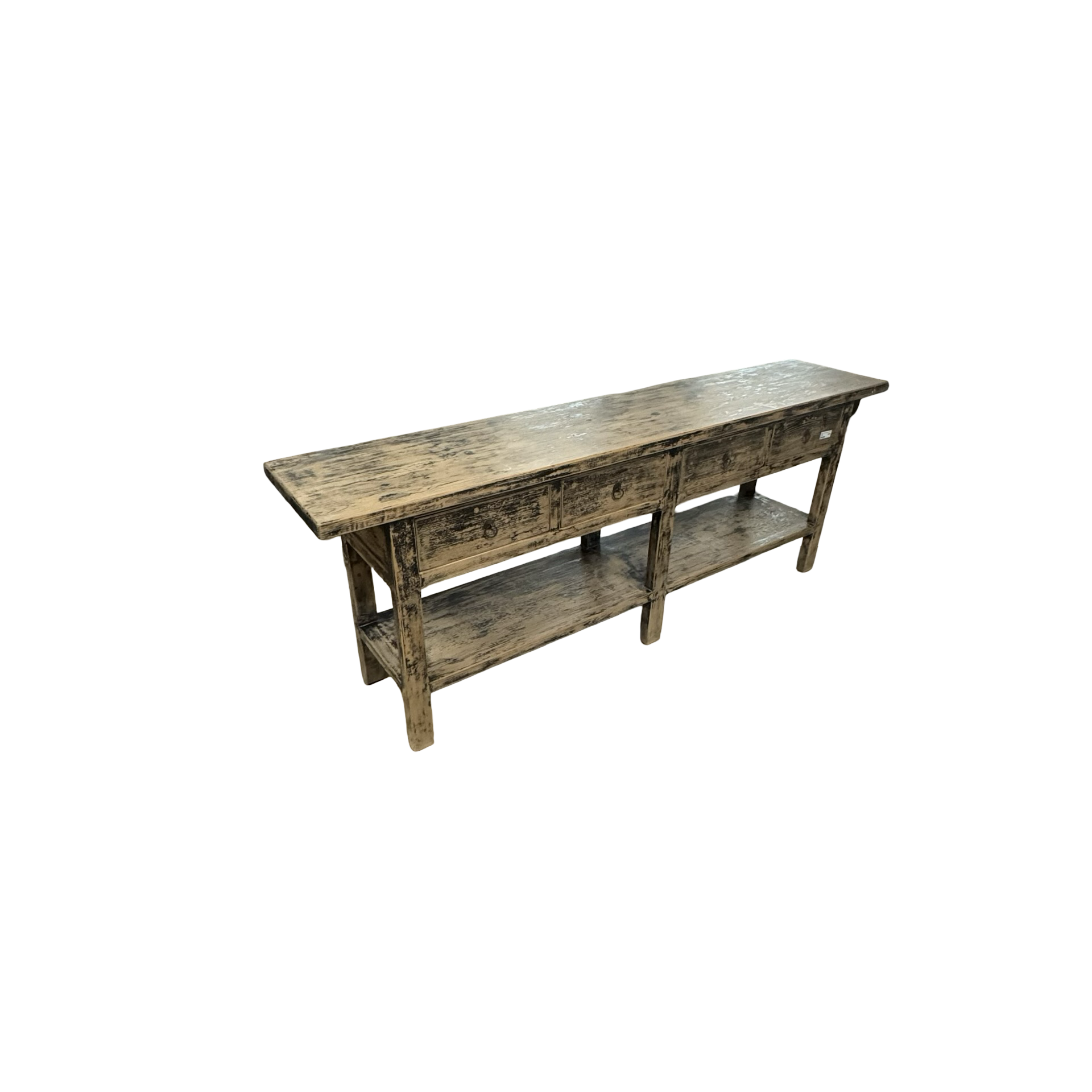 Dressoir zwart finish 4 la en plank uniek