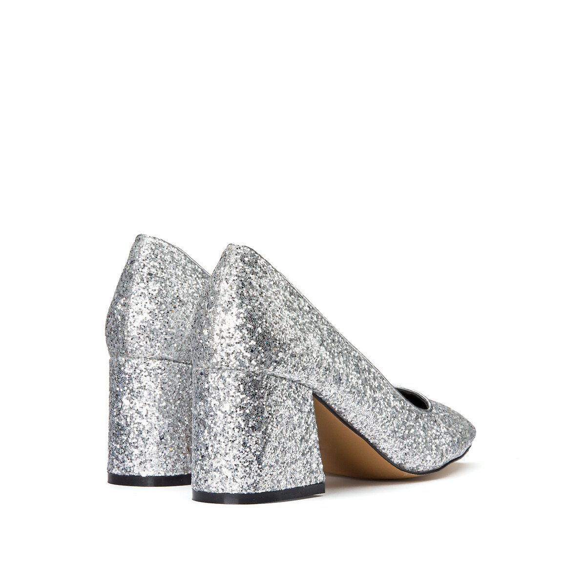 COLEÇÕES LA REDOUTE<br>Sapatos de salto com lantejoulas