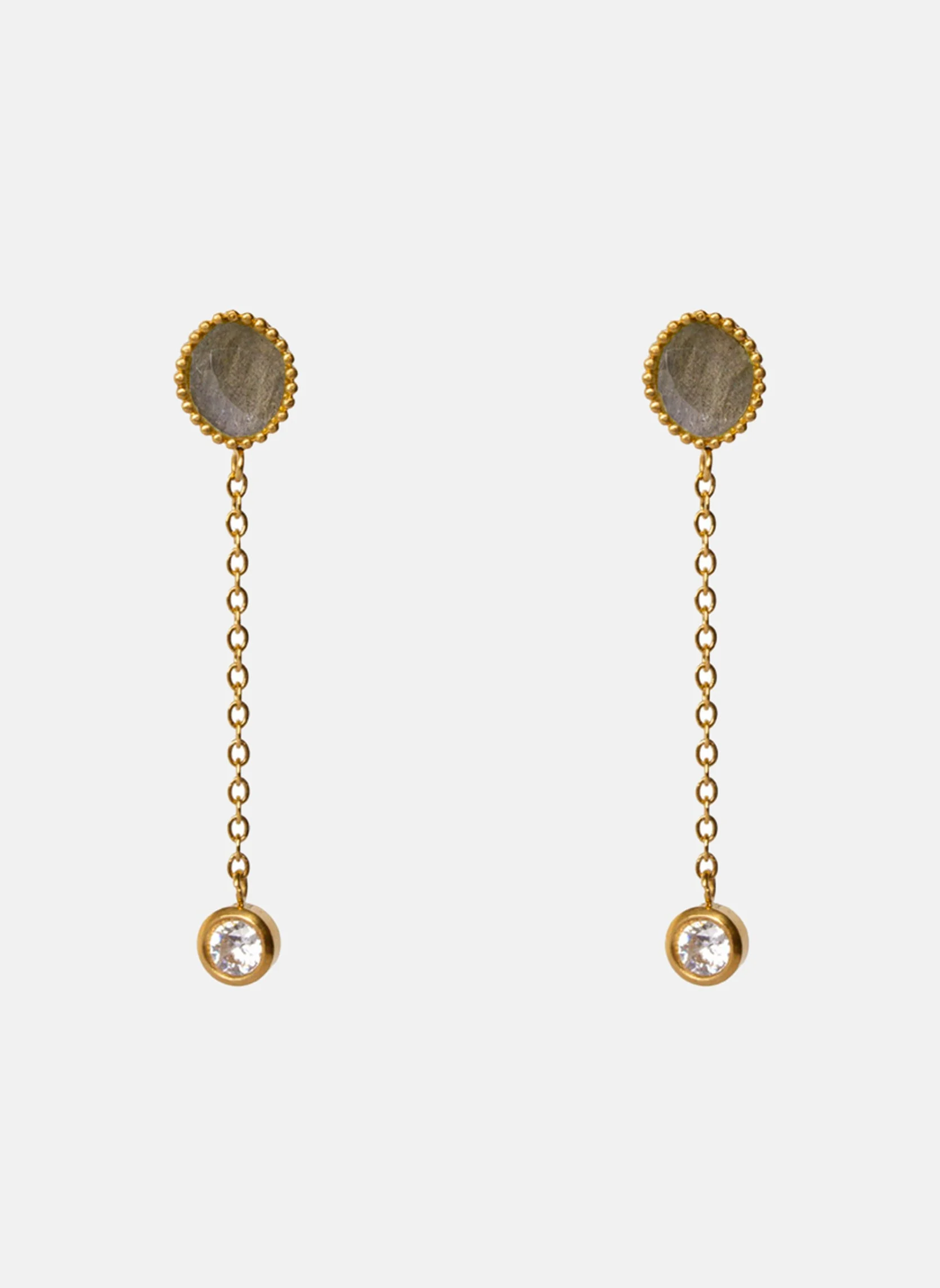 CLIO - Boucles d'oreilles pendantes clio | Gris
