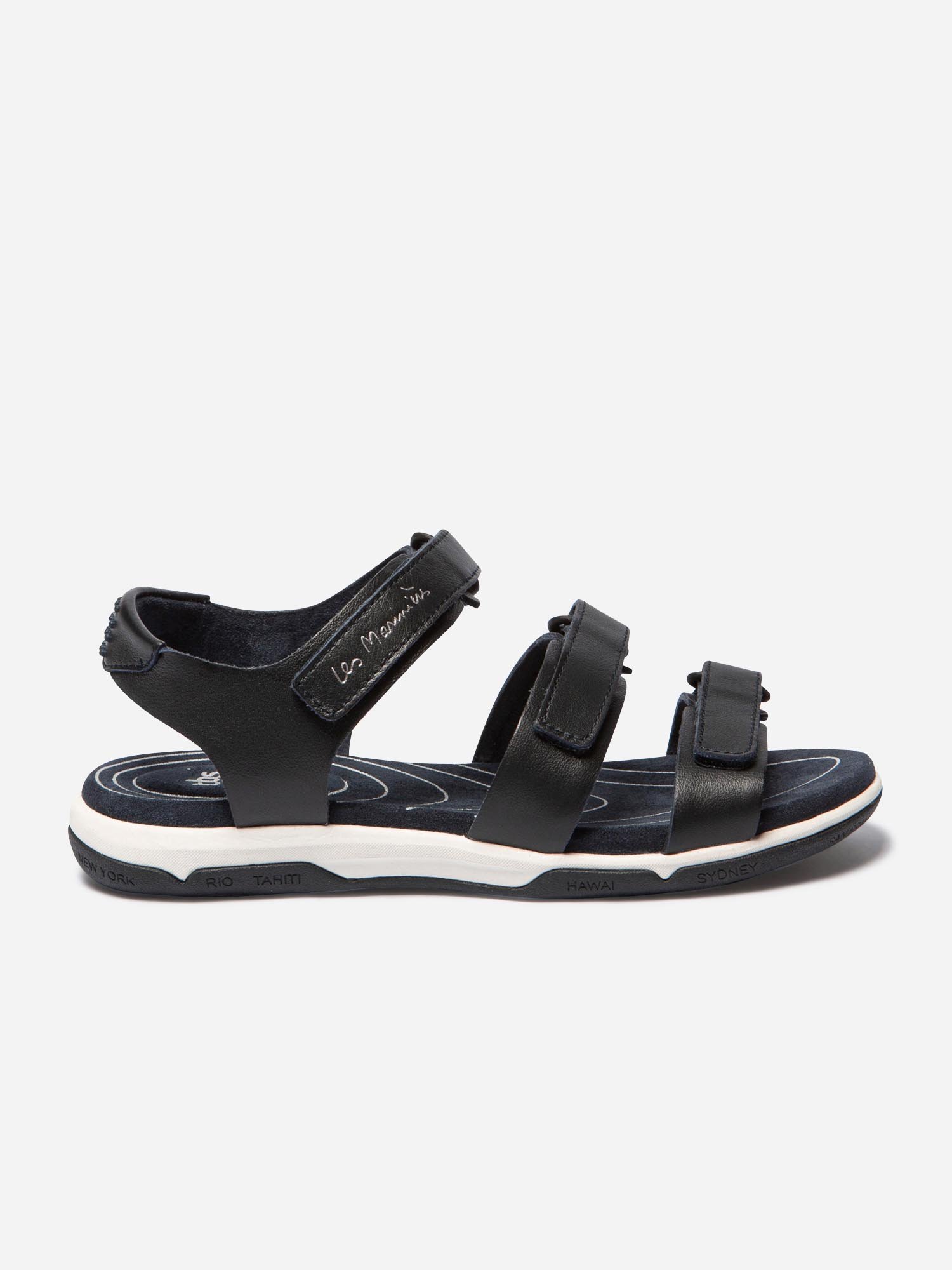 Sandales Femme Confort Scratch Marine