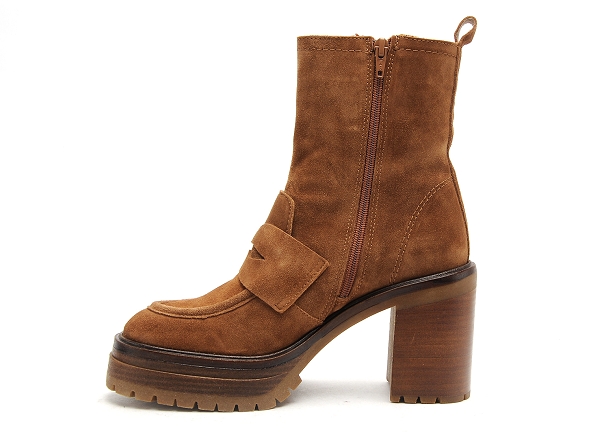 Alpe boots bottine talons femme 2686 marron