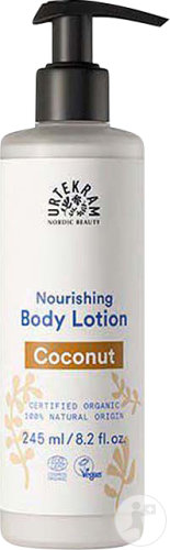 Urtekram Coconut Lotion Corporelle Nourrissante Au Noix De Coco Flacon Pompe 245ml