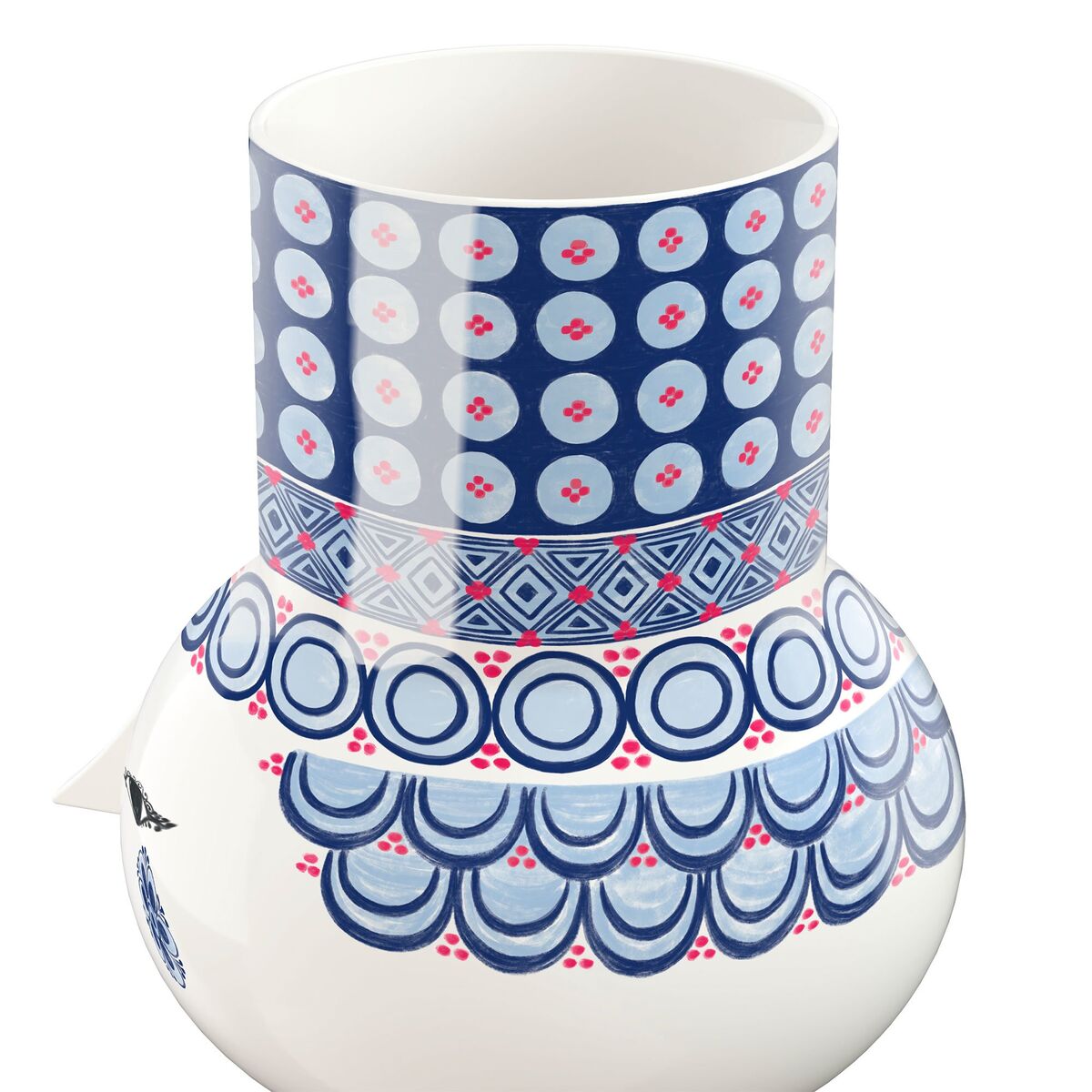 Olga vase 20 cm, blå