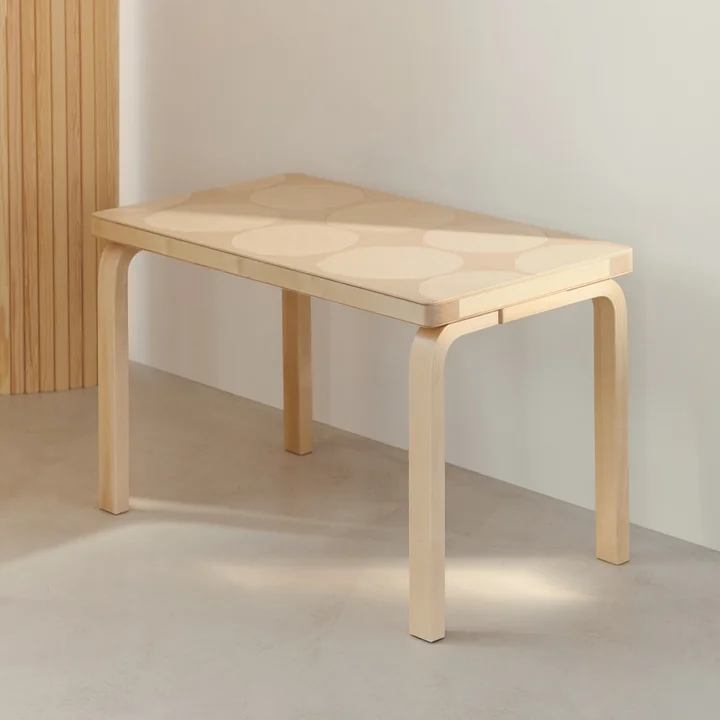 Artek x Marimekko - 153B Bank, Kivet, Birke natur (Anniversary Edition)