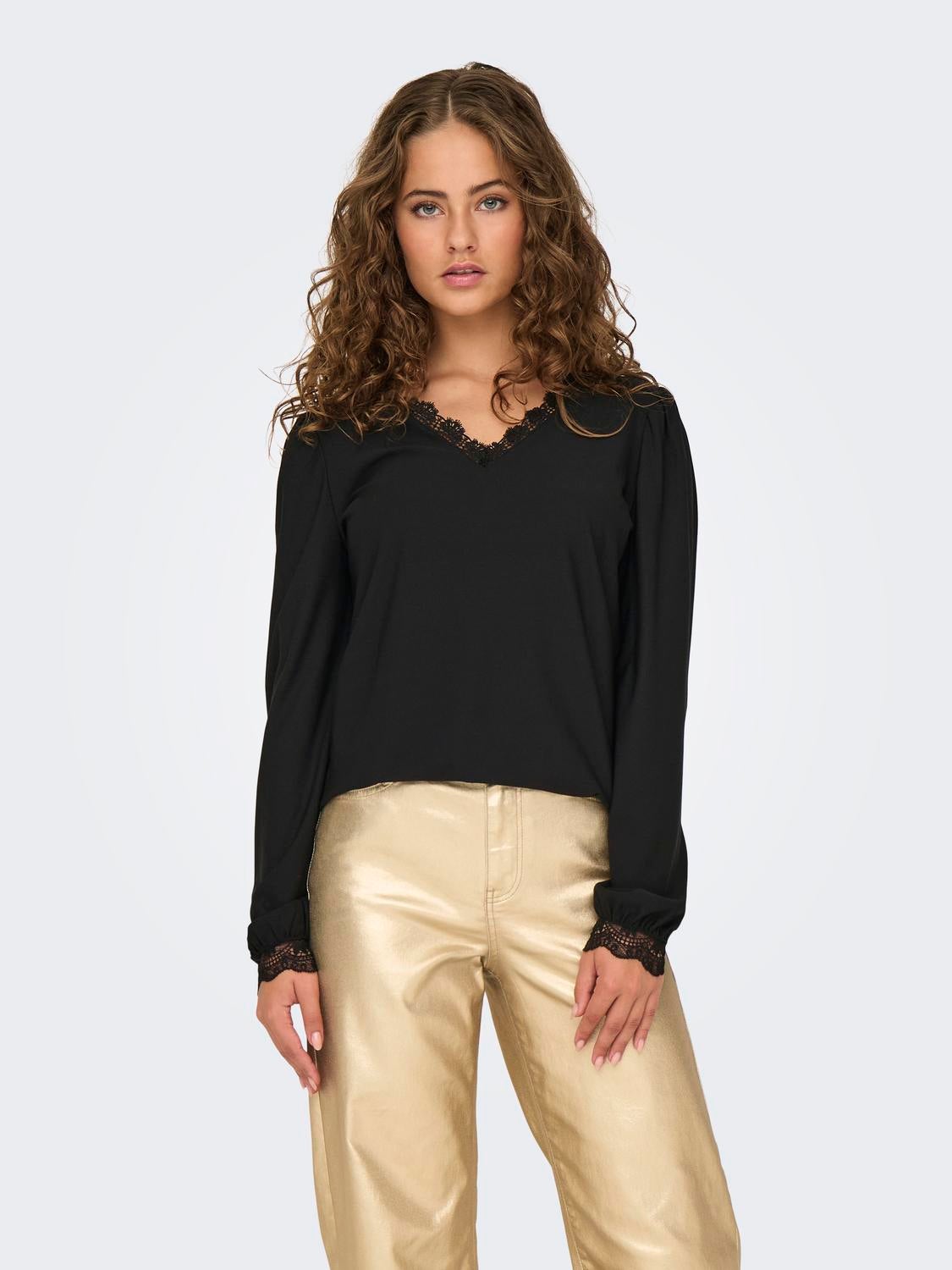 ONLSILJA Top Black