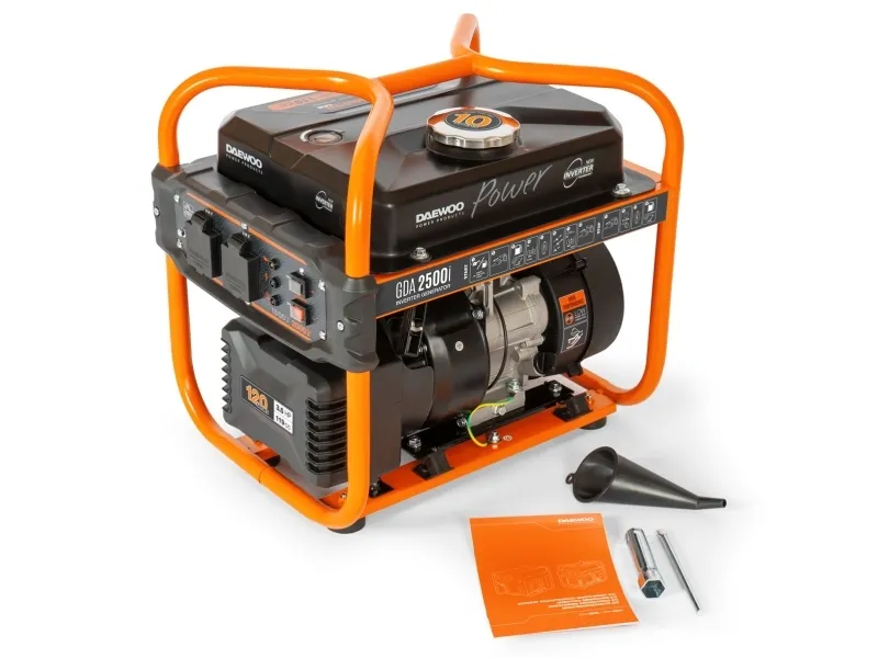 Daewoo GDA 2500I, 1800 W, 230 V, 10 L, Benzin, Vejledning, 50 Hz