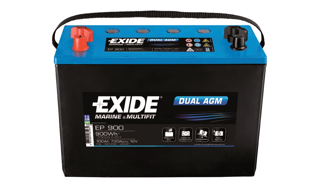 Batteri 12V 100Ah DUAL AGM