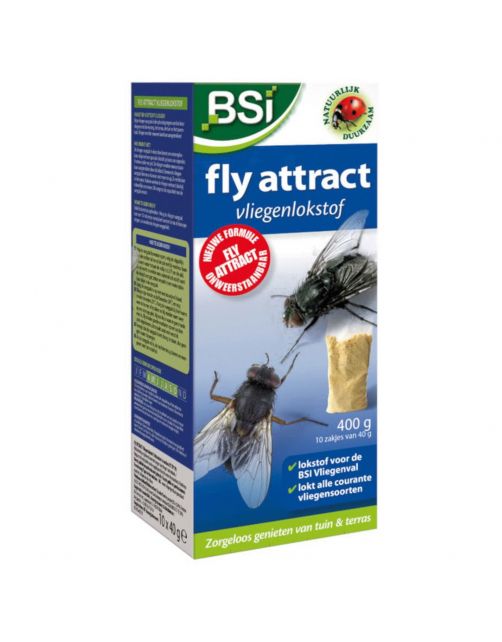 Bsi Fly Attract - Vliegenlokstof - Insectenbestrijding - 10x40 g