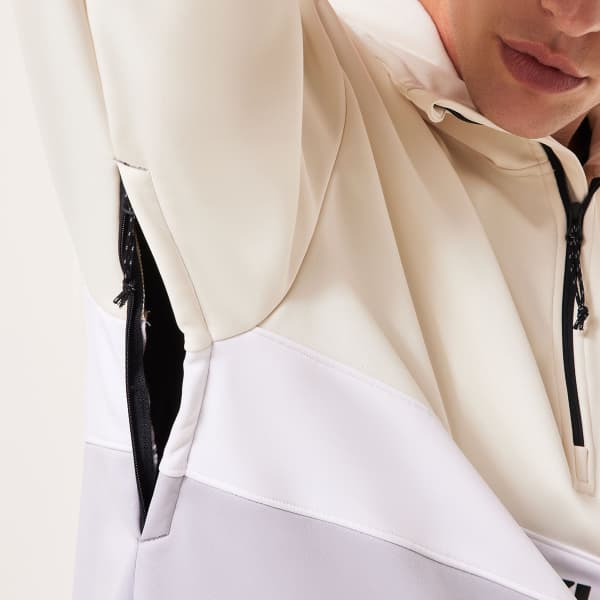 Sweatshirt OAKLEY TNP NOSE GRAB SOFTSHELL HOODIE LUNAR ROCK/ARCTIC WHITE