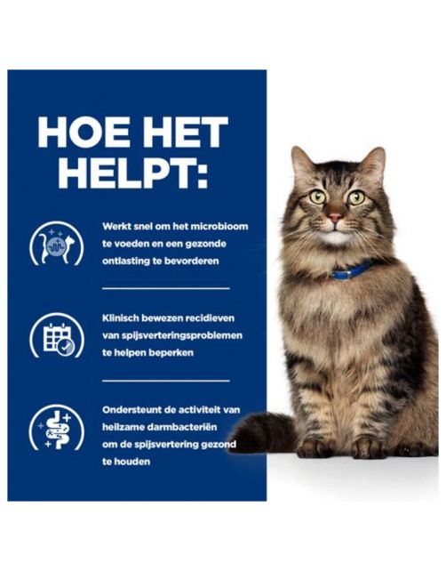 Hill's Prescription Diet Gastrointestinal Biome Digestive+ Fibre Care Zak Kip - Kattenvoer