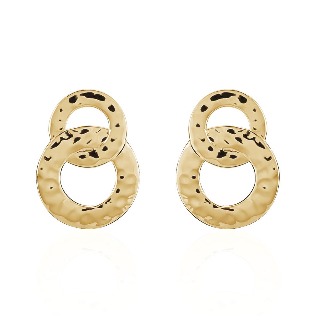Boucles D'oreilles Pendantes Dolie Plaqué Or Jaune