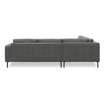 Nyland venstrevendt hjørnesofa med pufafslutning