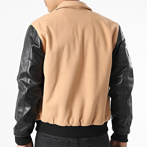 Veste 3124 Camel Clair Noir