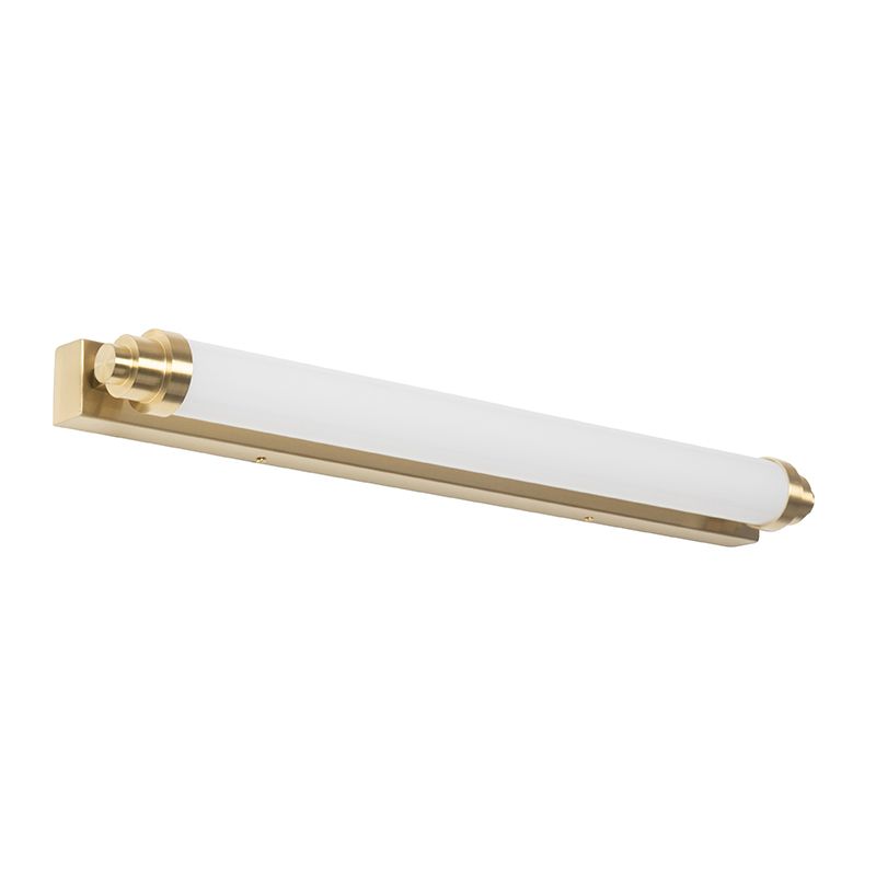 Wandlamp wit met goud incl. LED 3-staps dimbaar IP44 - Yordi