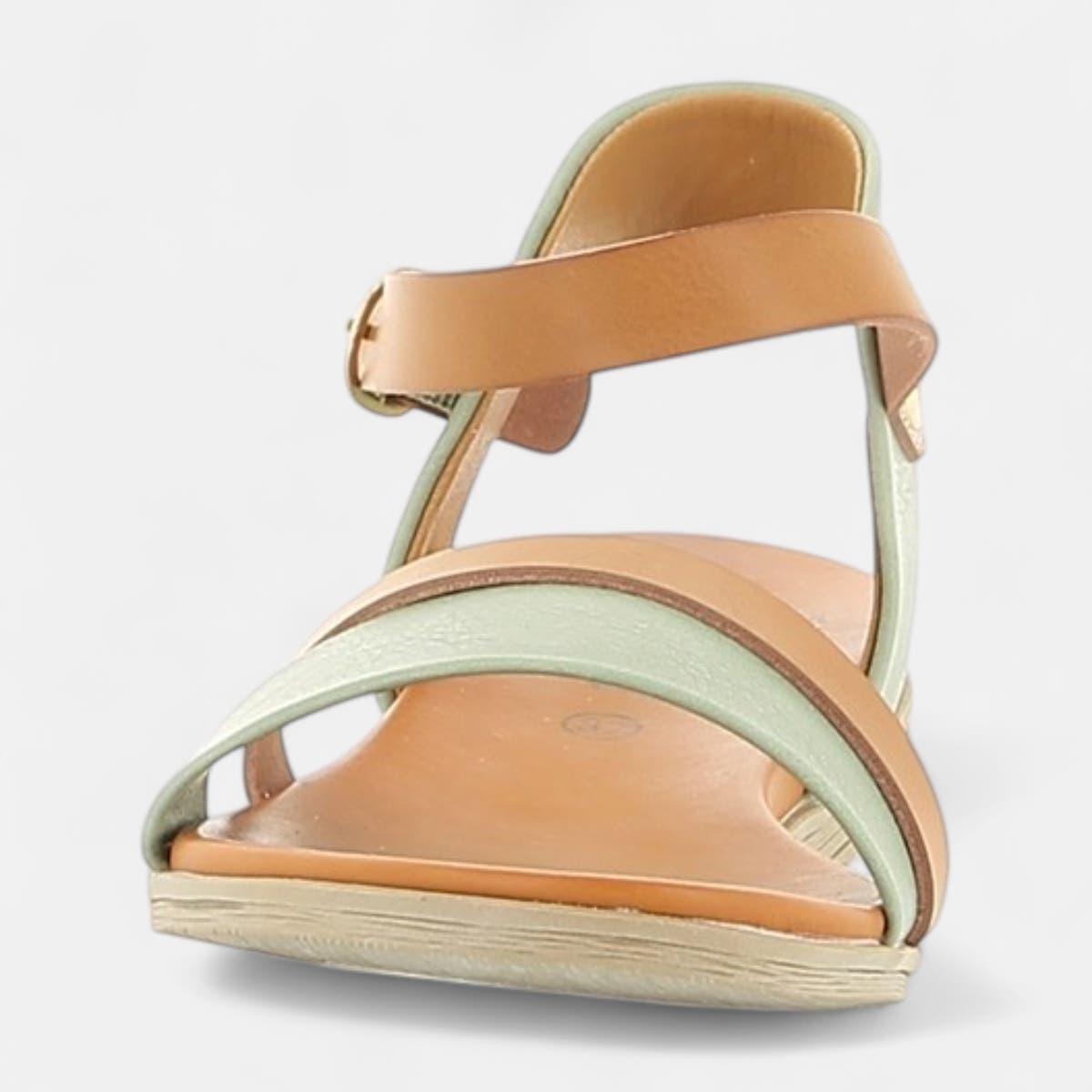 Nu-pieds Femme vert clair