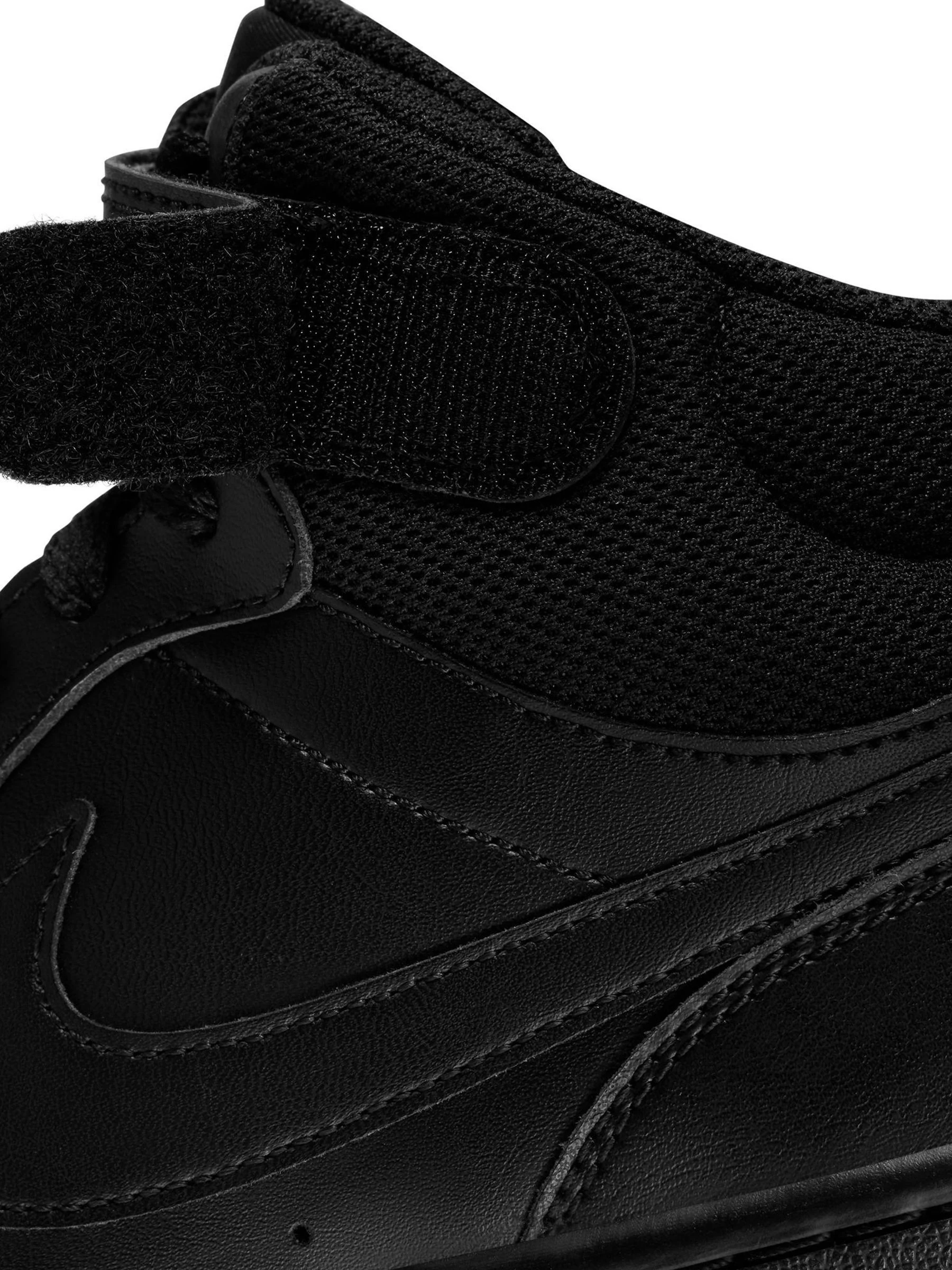 Zwart - Nike Court Borough Mid sneakers voor jeugd