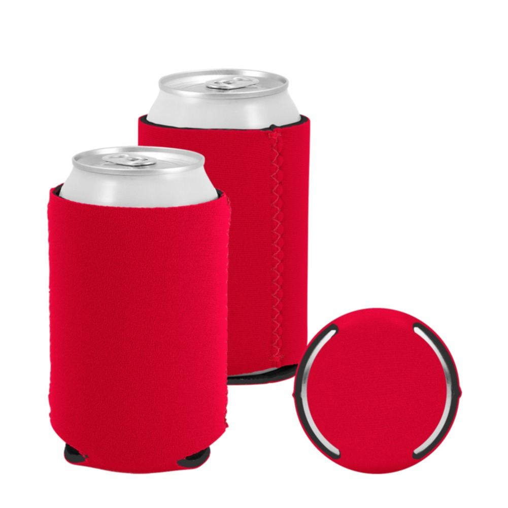 Neopren Getränke Dosen Kühler Bier Flaschen Hülle Dosenkühler - Rot