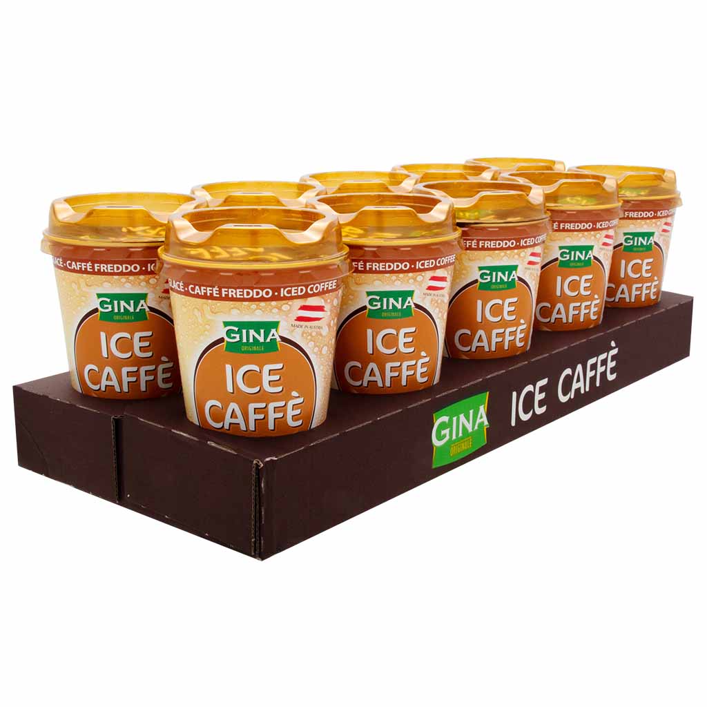 10x Gina Eiskaffee - Latte Macchiato 230ml = 2,3 Liter MHD:4.5.25