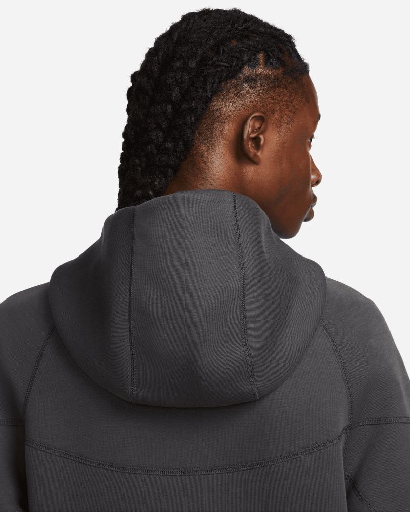 Sweat zippé à capuche Nike Sportswear Tech Fleece Noir Grain pour homme
