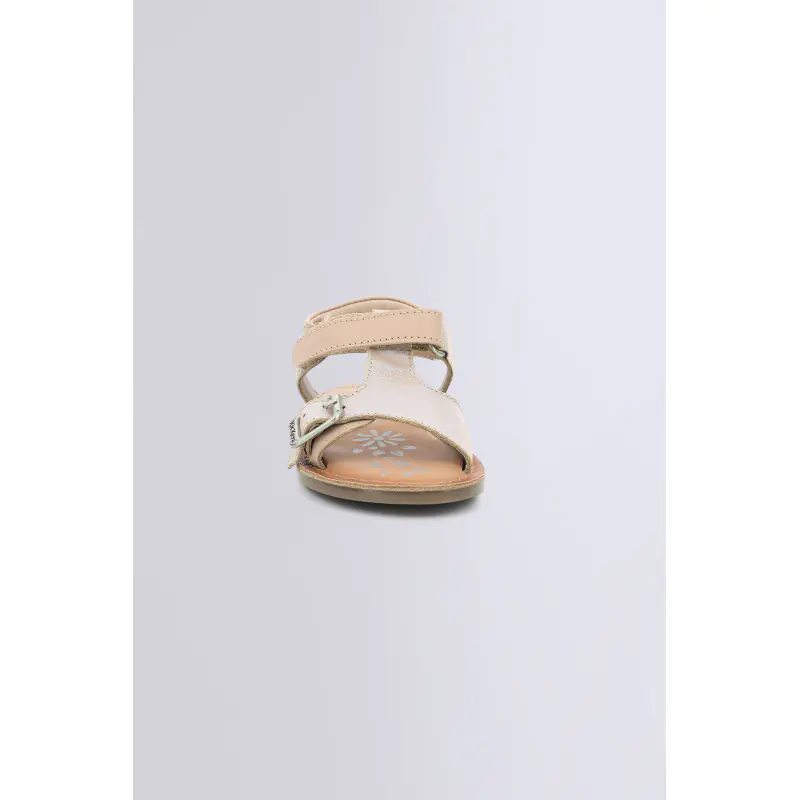 DIAZZ ROSE CLAIR METALLISE SANDALES Cuir Fille