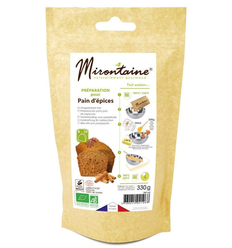 Préparation pour pain d'épices 330 g Scrapcooking