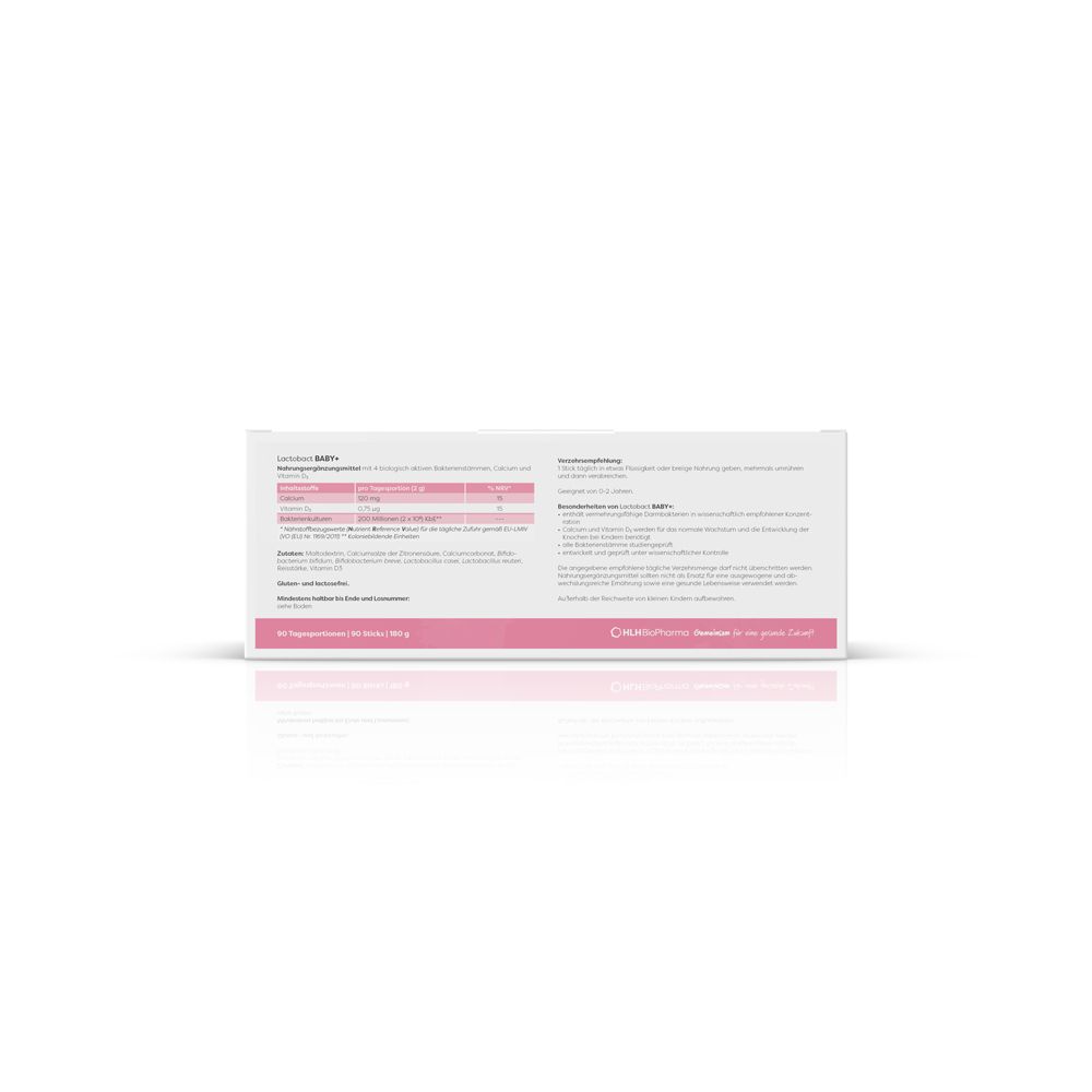 Lactobact BABY + - Darmaufbau ab dem Tag der Geburt