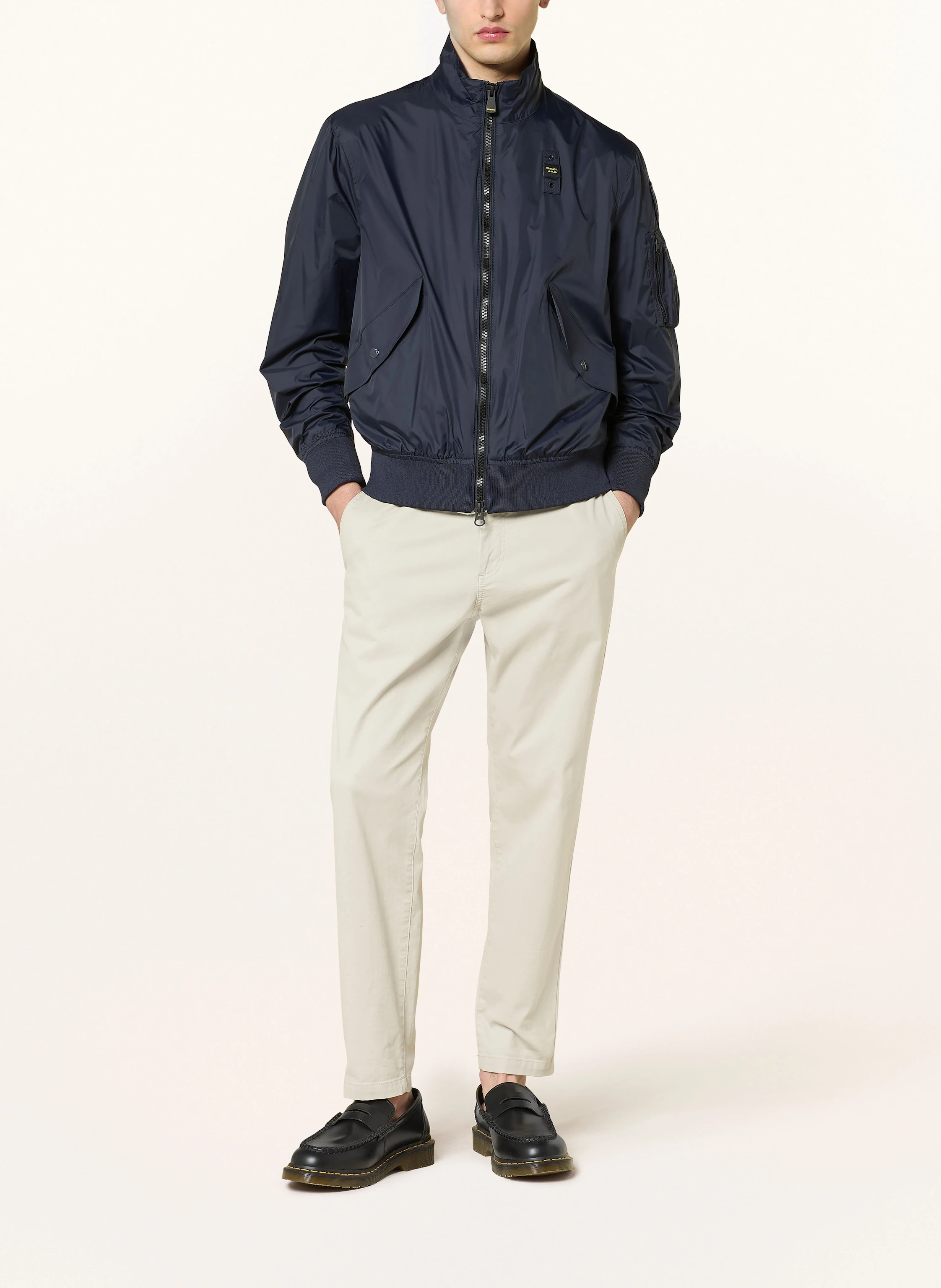 Blauer Blouson BADGER