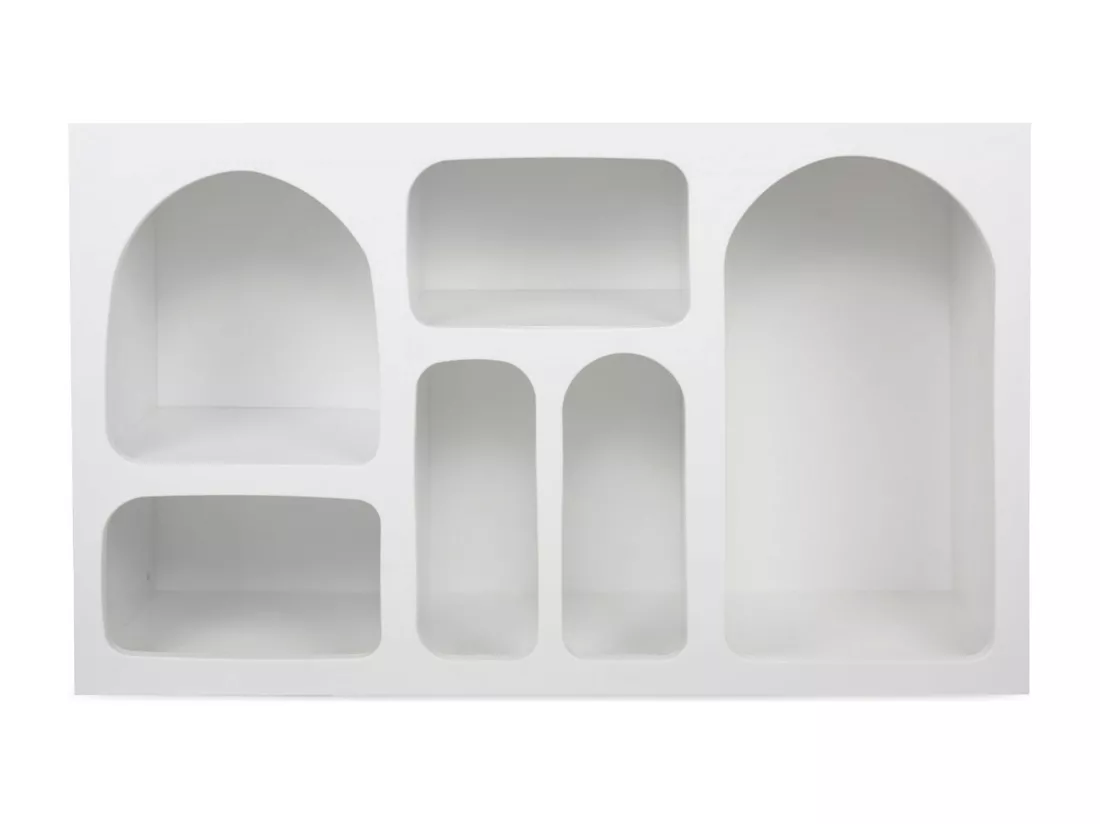 Console style contemporain Antares L120xH74cm Blanc