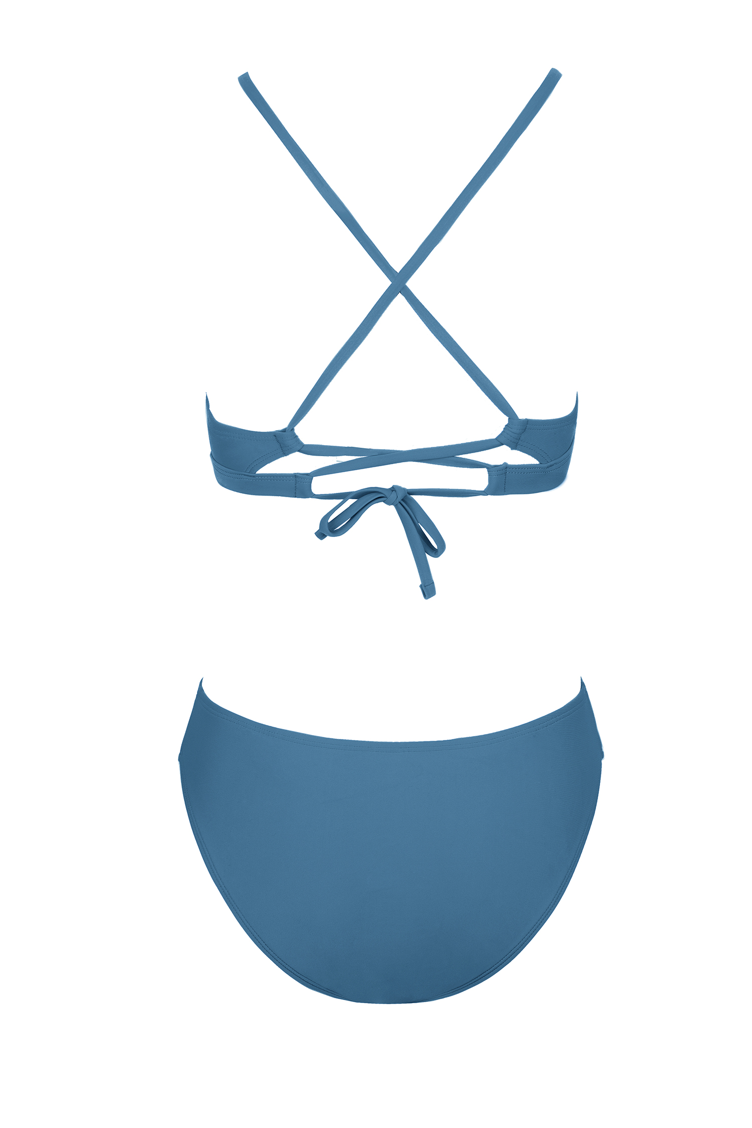 Bikini à lacer dans le dos et hipster boho