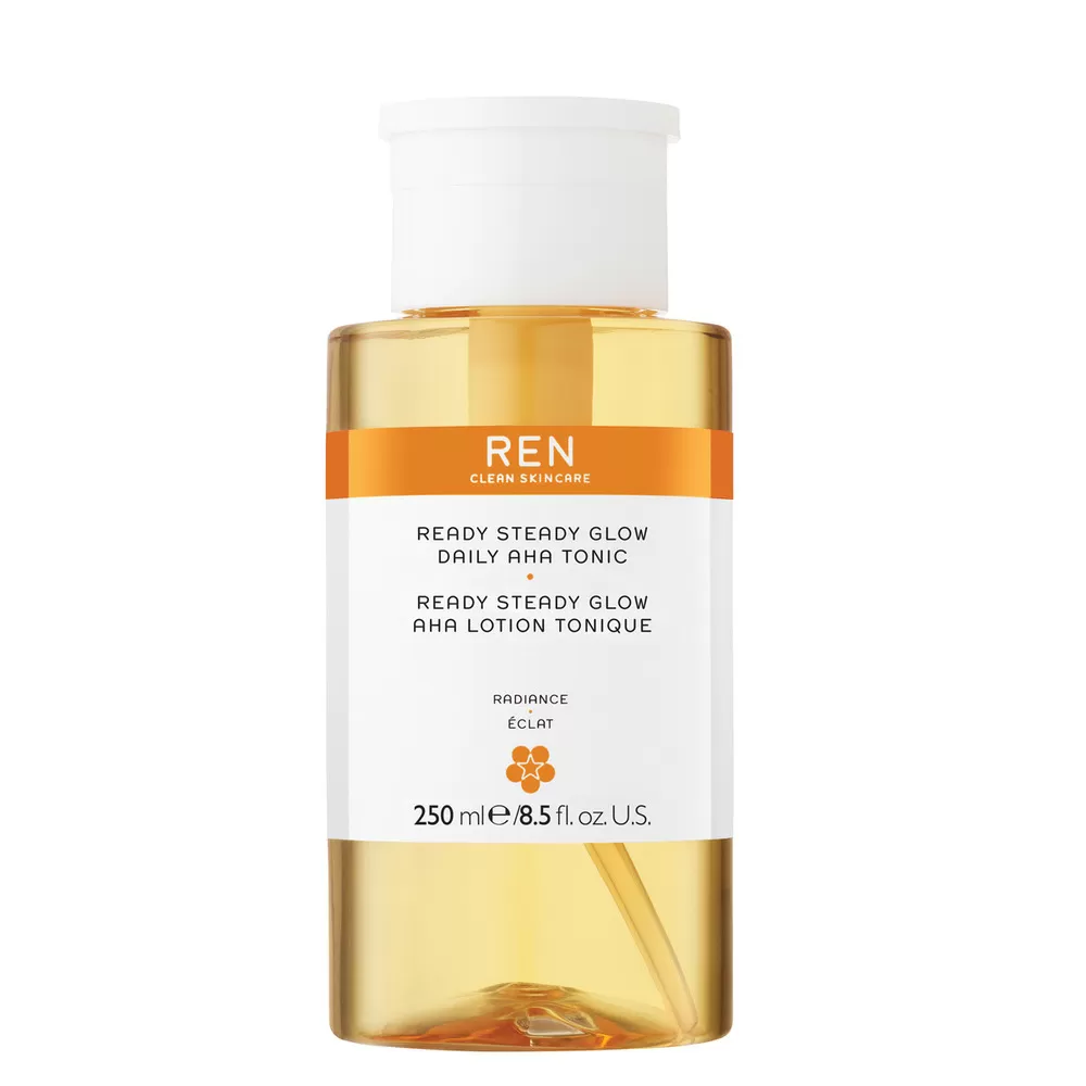 REN Radiance Ready Steady Glow Daily AHA Tonic - 250 ml.