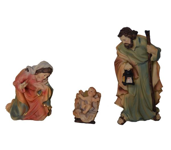 Kolbe Polyresin-Krippenfiguren Familie, ca.