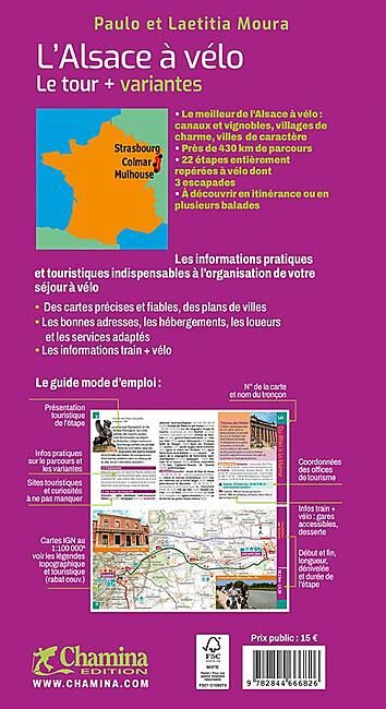 CHAMINA - L'ALSACE A VELO
