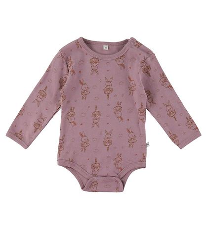 Pippi Baby Bodyer l/æ - 4-pak - Dusty Rose