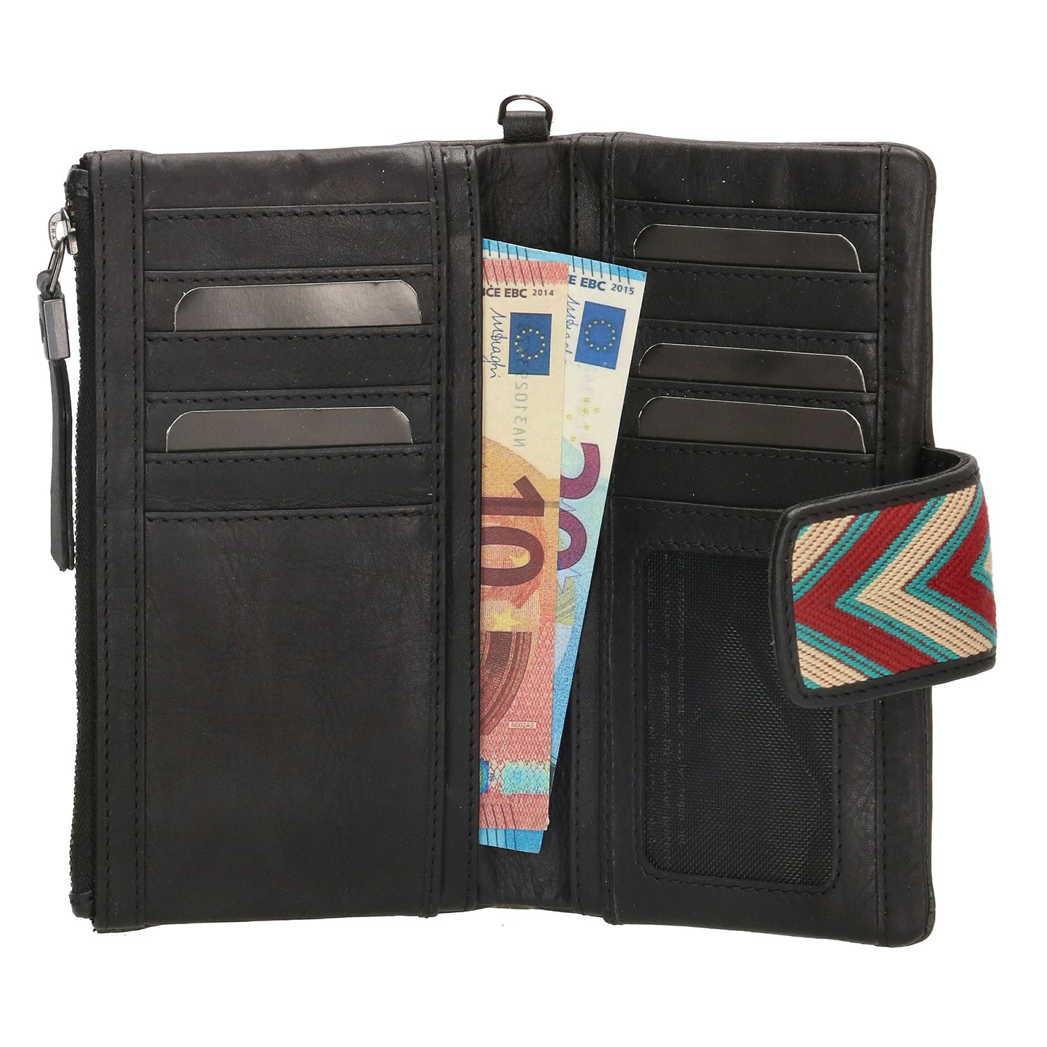 Micmacbags Friendship Portemonnee zwart