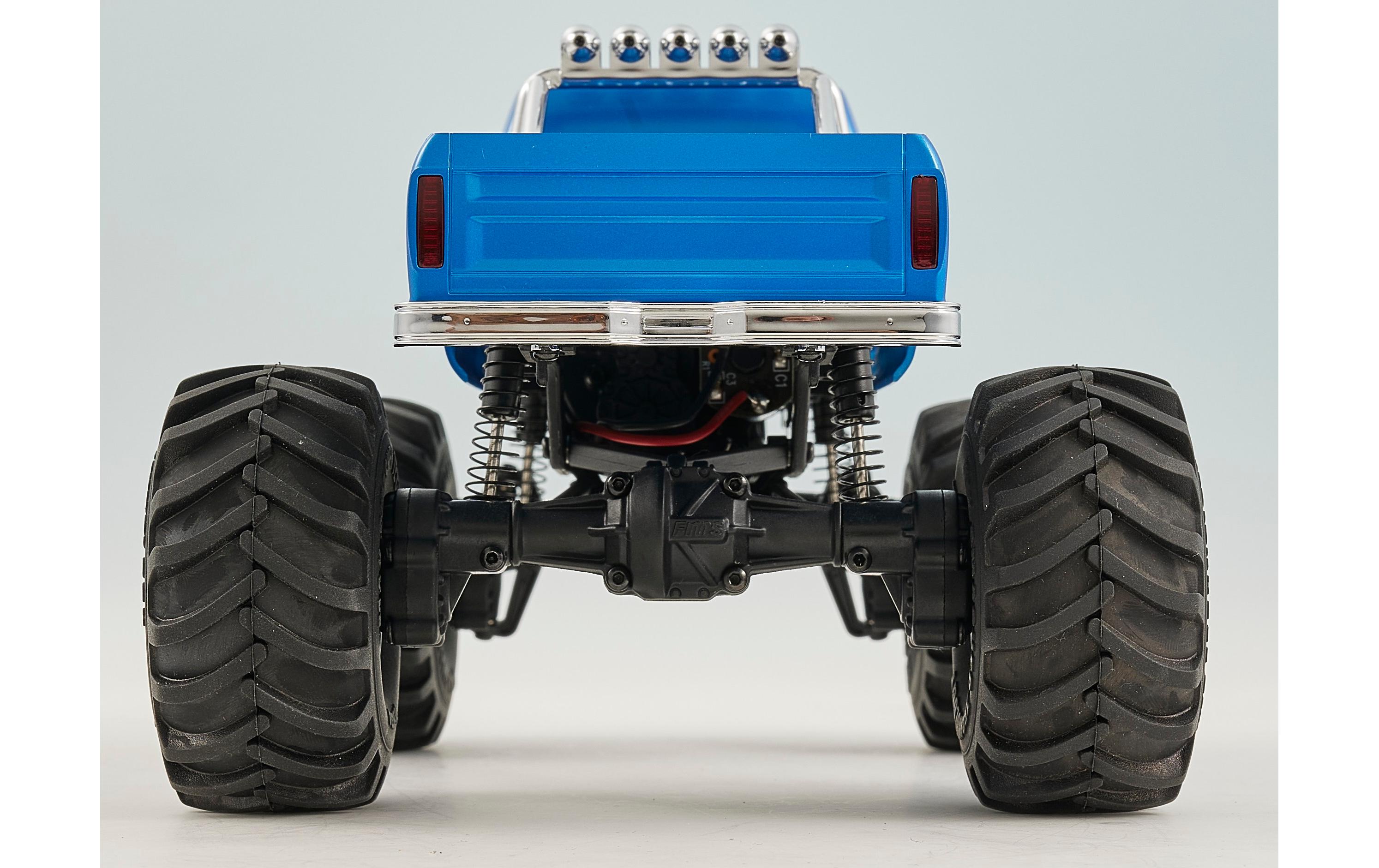 Monster Truck FCX24 Max Smasher 4x4, Blau RTR, 1:24<br>Micro Monstertruck mit 2-Gang Getriebe und Portalachsen