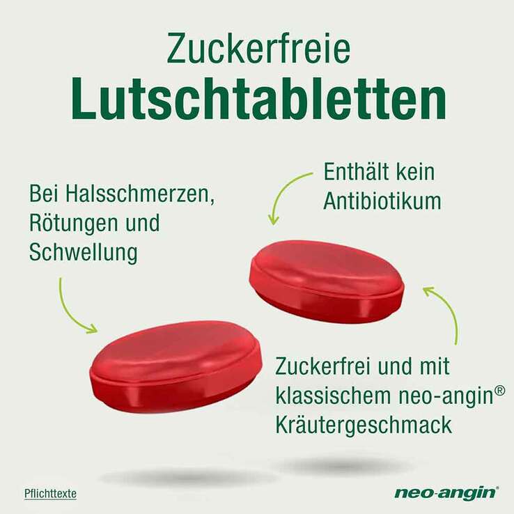 neo-angin Halstabletten zuckerfrei, 48 St